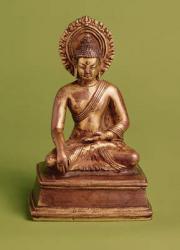 Seated Buddha (gilt bronze) | Obraz na stenu