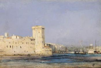 Marine Fortress, 19th century (oil on canvas) | Obraz na stenu