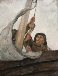Setting Sail, c.1900 (oil on canvas) | Obraz na stenu