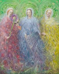 Mass for three voices, 2016 (oil on Belgian linen) | Obraz na stenu