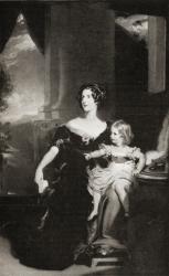 Harriet Duchess of Sutherland (1806-68) (oil on canvas) | Obraz na stenu