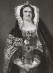 Lady Macbeth, from 'Macbeth' written by William Shakespeare (1564-1616) c.1845 (engraving) | Obraz na stenu