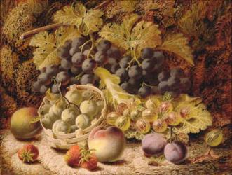 Still Life of Fruit (oil on canvas) | Obraz na stenu
