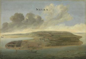 Dutch East India Company Trading Post of Banda Neira in the Southern Moluccas, c.1662-3 (oil on canvas) | Obraz na stenu