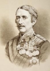 Field Marshal Garnet Joseph Wolseley, 1st Viscount Wolseley, c.1890 (litho) | Obraz na stenu