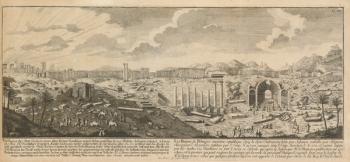 Ruins of Palmyra, ancient city of Syria, 1725 (engraving) | Obraz na stenu