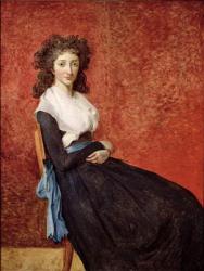 Portrait of Madame Charles-Louis Trudaine (1769-1802) c.1791-92 (oil on canvas) | Obraz na stenu