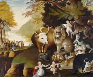 Peaceable Kingdom, c.1834 (oil on canvas) | Obraz na stenu