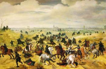 The Battle of Leckerbeetje, 1600 (panel) (pair of 77047) | Obraz na stenu