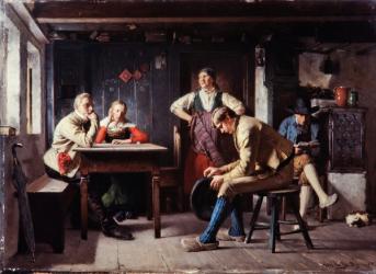 Proposal (The Rivals), c.1880 (oil on canvas) | Obraz na stenu