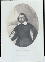 Samuel de Champlain (1567-1635) 1854 (engraving) | Obraz na stenu