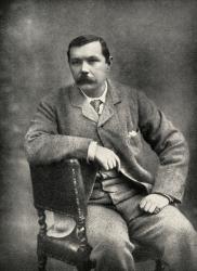 Sir Arthur Conan Doyle (1859-1930) (b/w photo) | Obraz na stenu