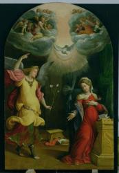 The Annunciation (oil on canvas) | Obraz na stenu