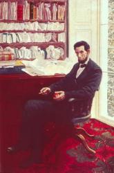 Portrait of Abraham Lincoln (colour litho) | Obraz na stenu