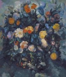 Vase of Flowers, 19th (oil on canvas) | Obraz na stenu