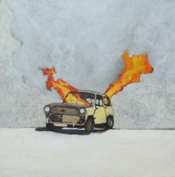 Mini fire, 2014, (acrylic on canvas) | Obraz na stenu