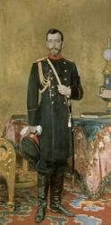 Portrait of Emperor Nicholas II (1868-1918) 1895 (oil on canvas) | Obraz na stenu