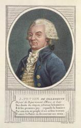 Jerome Petion de Villeneuve (1756-94) (coloured engraving) | Obraz na stenu