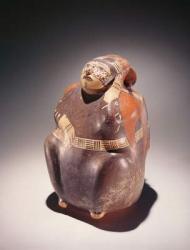 Pottery cocoa picker, Nazca Culture (earthenware) | Obraz na stenu