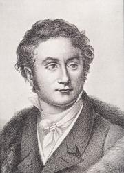 Charles Nodier (1780-1844) (engraving) | Obraz na stenu