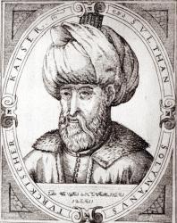 Portrait of Suleiman the Magnificent (engraving) | Obraz na stenu