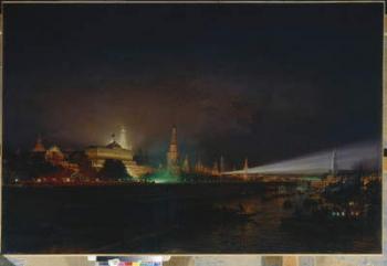 Illumination of the Kremlin, 1883 (oil on canvas) | Obraz na stenu
