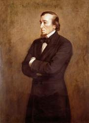 Portrait of Benjamin Disraeli (1804-1881) Earl of Beaconsfield, 1881 (oil on canvas) | Obraz na stenu