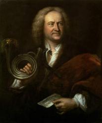 Gottfried Reiche (1667-1734), Senior Musician and Solo Trumpeter of Bach's Orchestra | Obraz na stenu