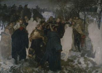 Speech before the Battle of Leuthen, 1858 (oil on canvas) | Obraz na stenu