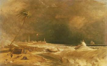 Madras, or Fort St. George, in the Bay of Bengal - A Squall Passing Off, 1833 (oil on canvas) | Obraz na stenu