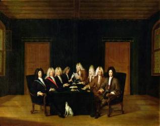 The Plenipotentiaries at the Congress of Baden, September 1714 (oil on canvas) | Obraz na stenu
