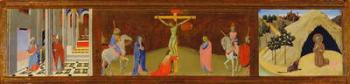 Triptych of the Crucifixion, 1436 (tempera on panel) | Obraz na stenu