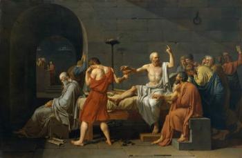 The Death of Socrates, 1787 (oil on canvas) | Obraz na stenu