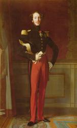 Ferdinand-Philippe (1810-42) Duke of Orleans at the Palais des Tuileries, 1844 (oil on canvas) | Obraz na stenu