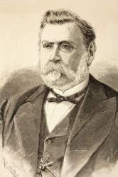 Antonio Rodrigues Sampaio, from 'La Ilustracion Espanola y Americana' of 1881 (litho) | Obraz na stenu