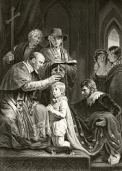 Coronation of King Henry VI of England, November 6 1429, from 'The National and Domestic History of England' by William Hickman Smith Aubrey (1858-1916) published London, c.1890 (litho) | Obraz na stenu
