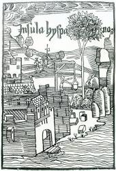 La Navidad under construction (woodcut) | Obraz na stenu