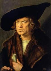 Portrait of an Unknown Man, 1524 (oil on panel) | Obraz na stenu