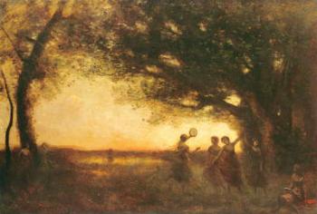 Pleasures of the Evening, 1875 (oil on canvas) | Obraz na stenu