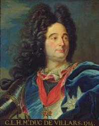 Portrait of Louis-Claude-Hector (1652-1734) Duke of Villars, 1714 (oil on canvas) | Obraz na stenu