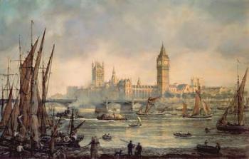 The Houses of Parliament and Westminster Bridge | Obraz na stenu