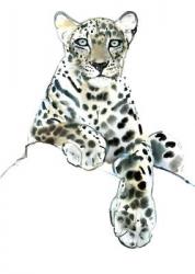 Direct (Arabian Leopard), 2015, (watercolour and gouache on paper) | Obraz na stenu