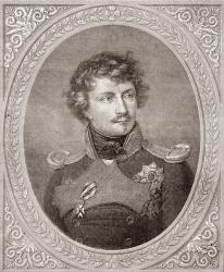 Ludwig I , 1786 1868. German king of Bavaria. From Nuestro Siglo, published 1883. | Obraz na stenu