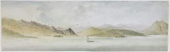 Lago Maggiore (w/c, pen, ink and graphite on paper) | Obraz na stenu