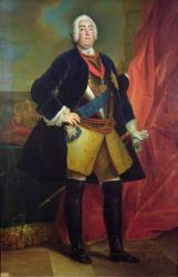 Frederick Augustus II (1696-1763) Elector of Saxony (oil on canvas) | Obraz na stenu