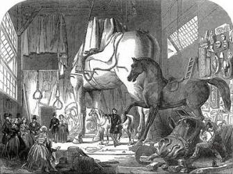 Mr Wyatt's Atelier, or Model-Room, published in 'The Illustrated London News', 11th July 1846 (engraving) | Obraz na stenu