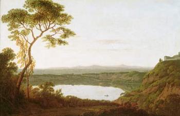 Lake Albano, c.1790-92 (oil on canvas) | Obraz na stenu