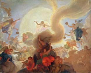 Hosanna (ceiling project for the Chapel of Versailles) (oil on canvas) | Obraz na stenu