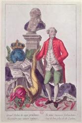 The Call of Jacques Necker (1732-1804) 16th July 1789 (coloured engraving) | Obraz na stenu