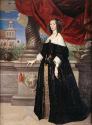 Countess Anna Margareta von Haugwitz, 1649 (oil on canvas) | Obraz na stenu